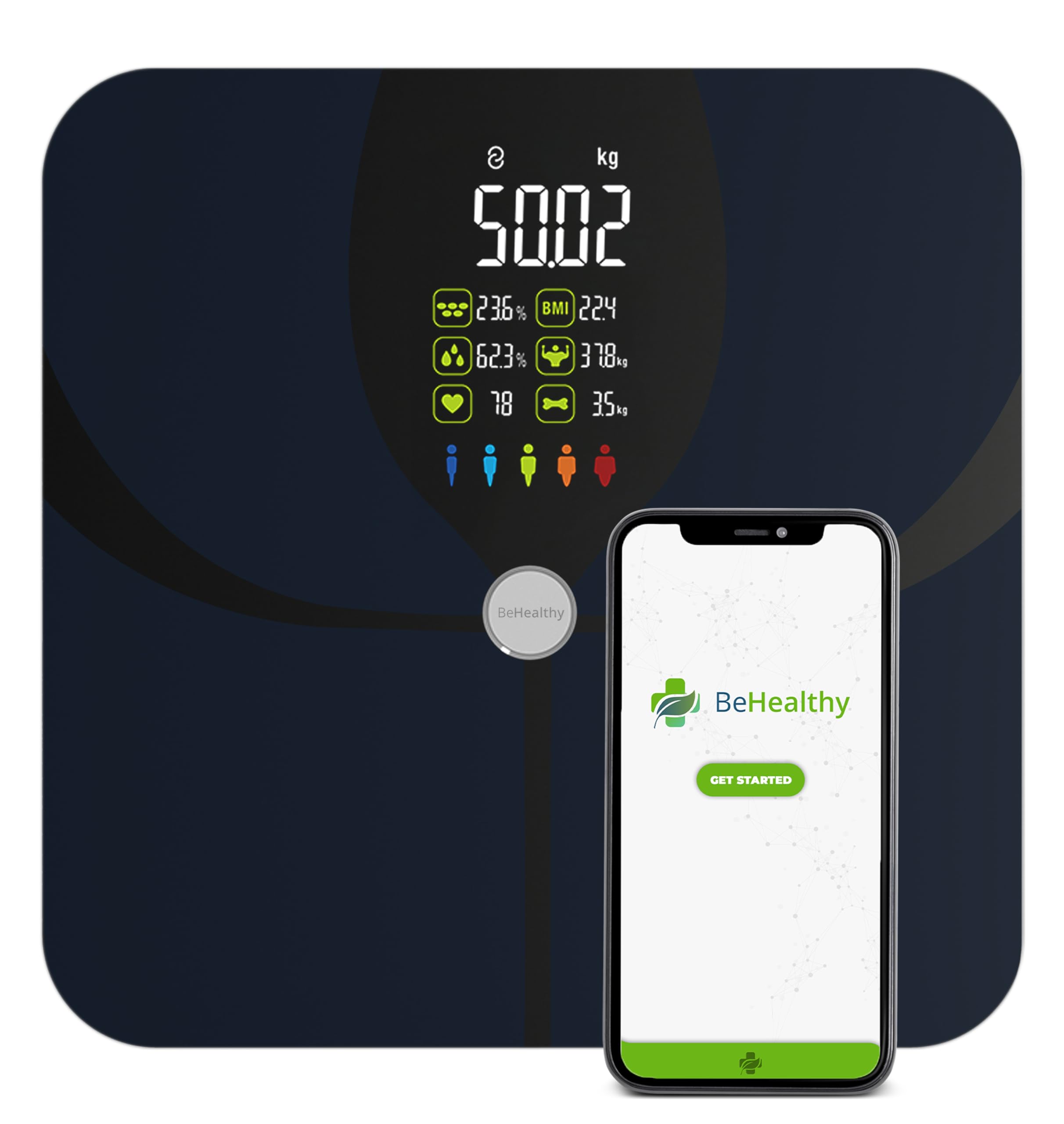 Mua Body Fat Smart Bluetooth Scale, 16 Body Composition Analyzer, Smart ...
