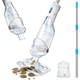 InoKraft Cordless Pool Vacuum for Above Ground Pool, for Inground Pools | Rechargeable Pool Cleaner with 18.5 GPM Suction, Above Ground Pool Vacuum with 59&rdquo; Extendable Pole, Blue