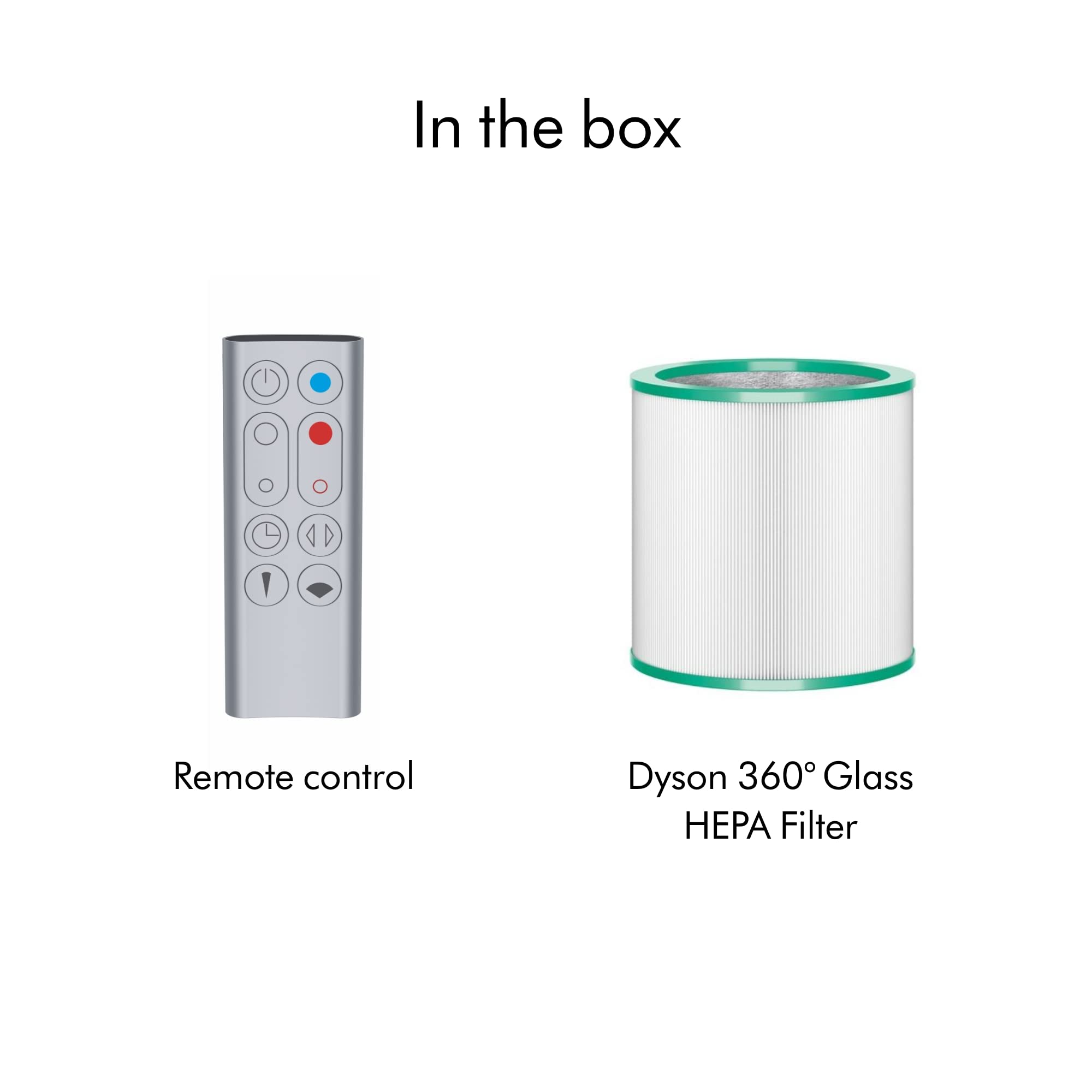 Dyson Pure Hot+Cool? HP01 Air Purifier, Heater & Fan - White/Silver