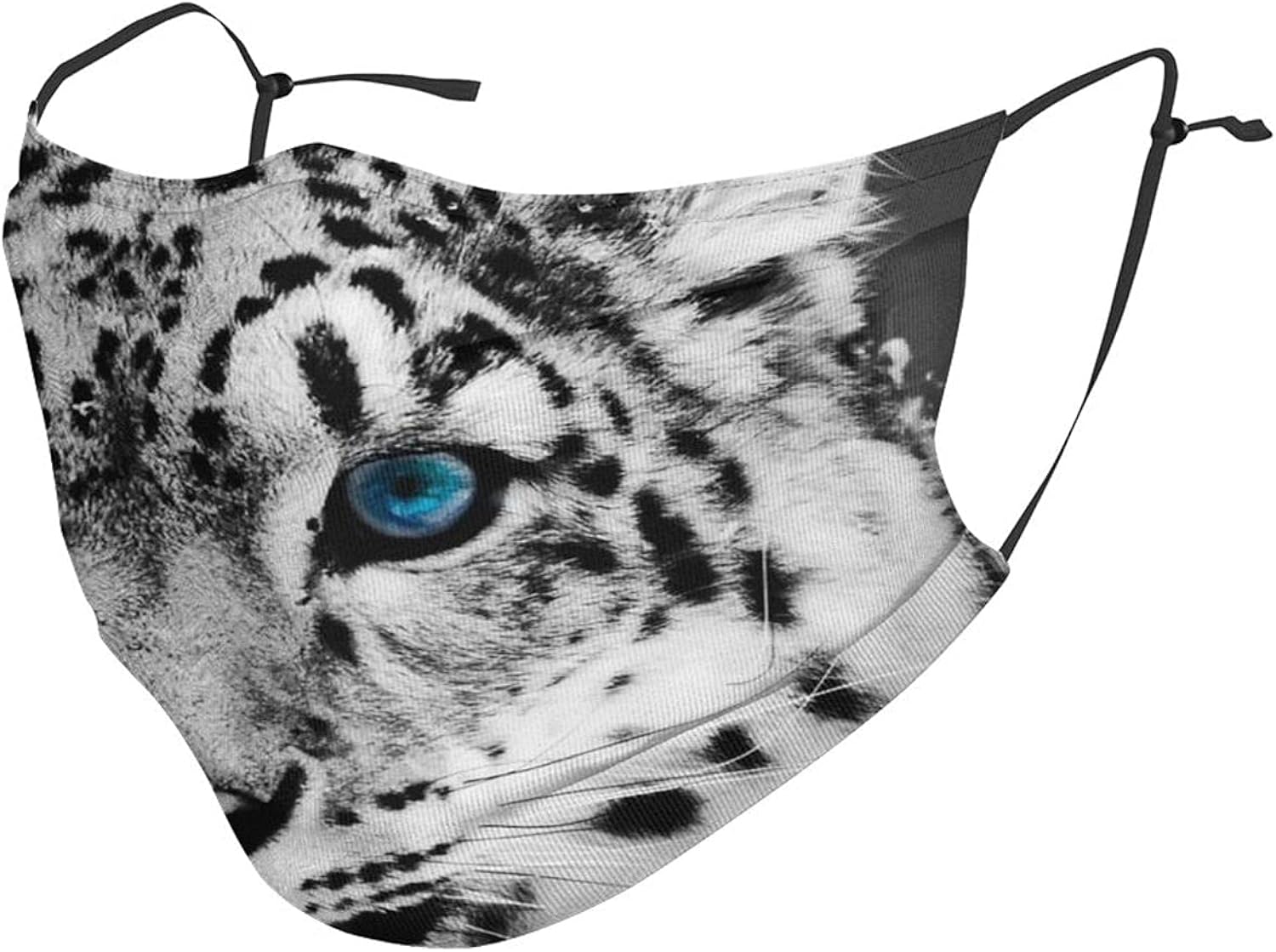 Snow Leopard Face Mask for Men Neck Gaiter Bandana Balaclava Soft at