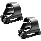 SIXQJZML 2 Pieces Scuba Dive Universal Plastic Clip Snorkel Keeper Retainer Replacement Snorkeling Equipment (Black)