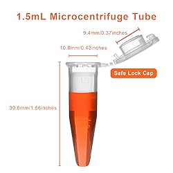 PEKYBIO 1.5ml Microcentrifuge Tubes Clear Plastic