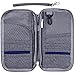 RFID Blocking Passport Holder-Travel Passport Wallet Document Holder Organizer with Removable Strap for Men & Women