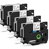 COLORTY TZ-141 18mm Clear Label Tape Replacement
