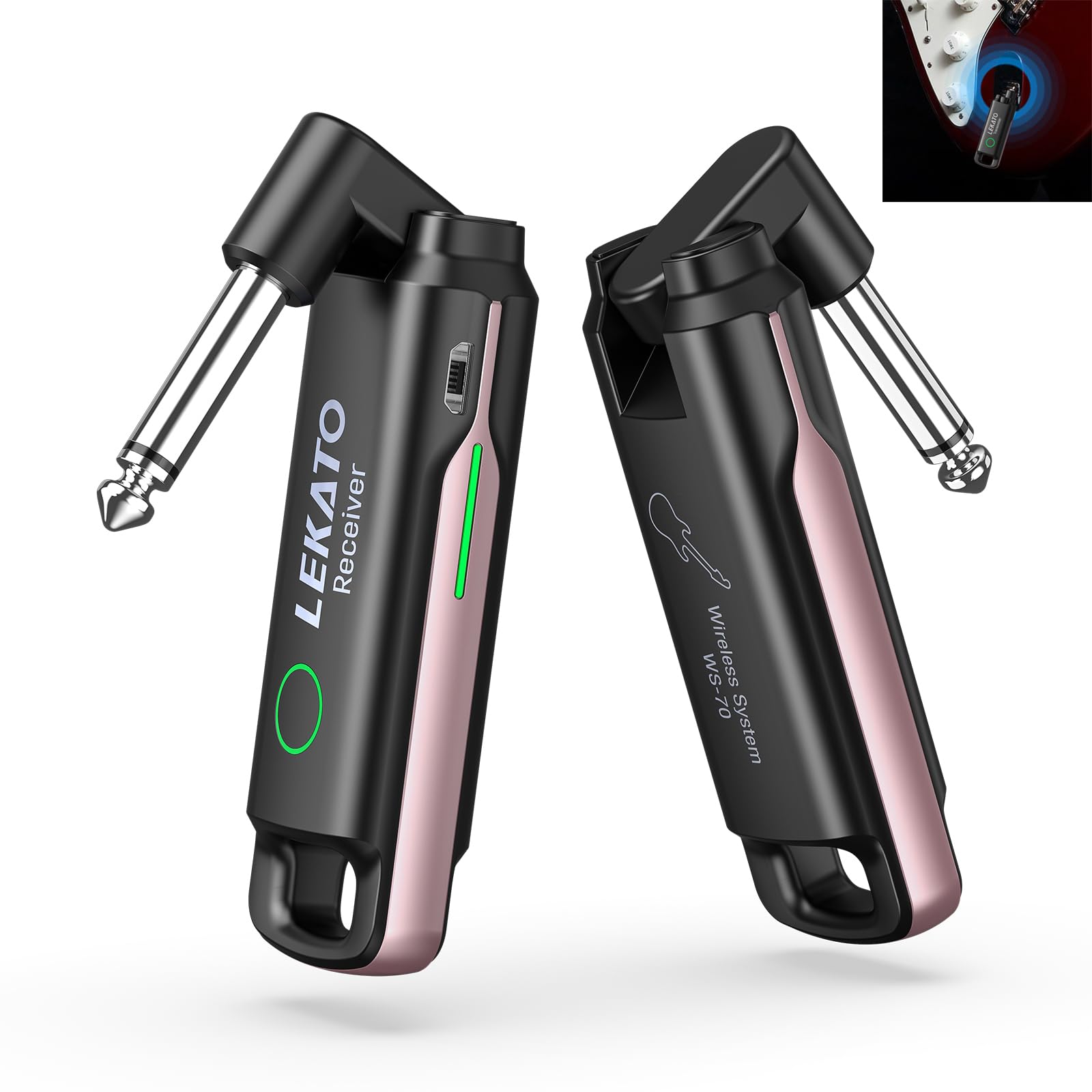 LEKATO Wireless Guitar System UHF Guitar Wireless