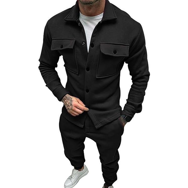 スーツ beautiful people jacket&pants mens Amazon.com: Mens 2 Pieces Shirt Jacket Set Casual Long