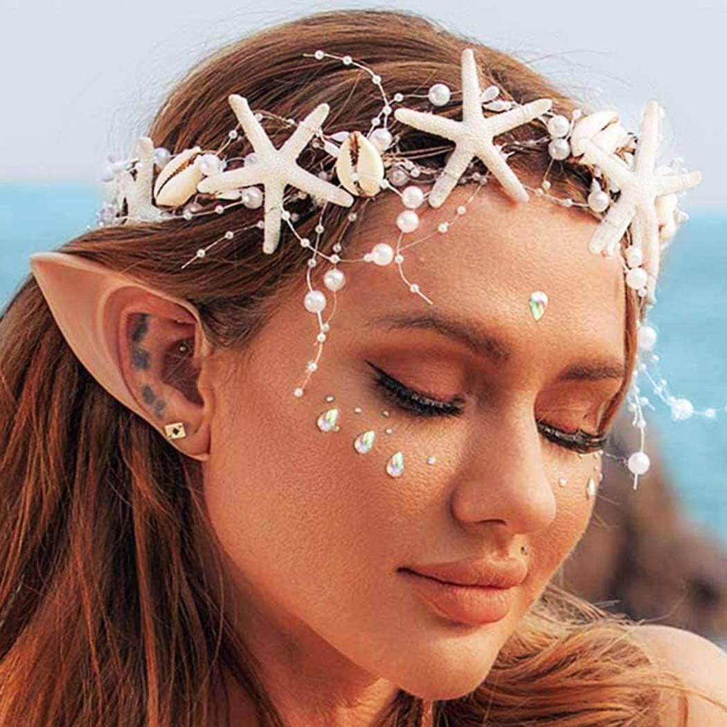 Photo 1 of CASDRE Starfish Mermaid Headband Seashell Hair Accessories Headpiece for Women
