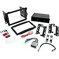 Scosche ICGM12BN Double DIN Radio Install Dash Kit Compatible with Select 2004-09 Non-Amplified Chevrolet and Pontiac Vehicles - Complete Car Stereo Installation Kit - See Vehicle Fit Guide in Images