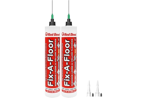 The Original Fix-A-Floor Loose Tile Repair Adhesive PRO Pack! Includes Micro Applicators and Drill Bits -Tile, Porcelain, Cer