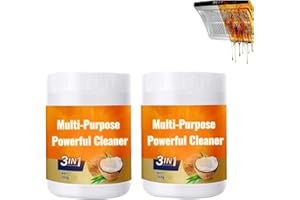 KnjoFly Multi-Purpose Powerful Cleaner for Kitchen,Heavy Kitchen Duty Degreaser,All-Purpose Cleaner Removes Stains on Microwave,Oven & Stove Top (2PCS)