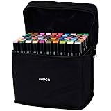 Artist Marker Set - Dual Tip Permanent Sketch Markers - Ideal for Artists Adults Kids Drawing Crafts Gifts