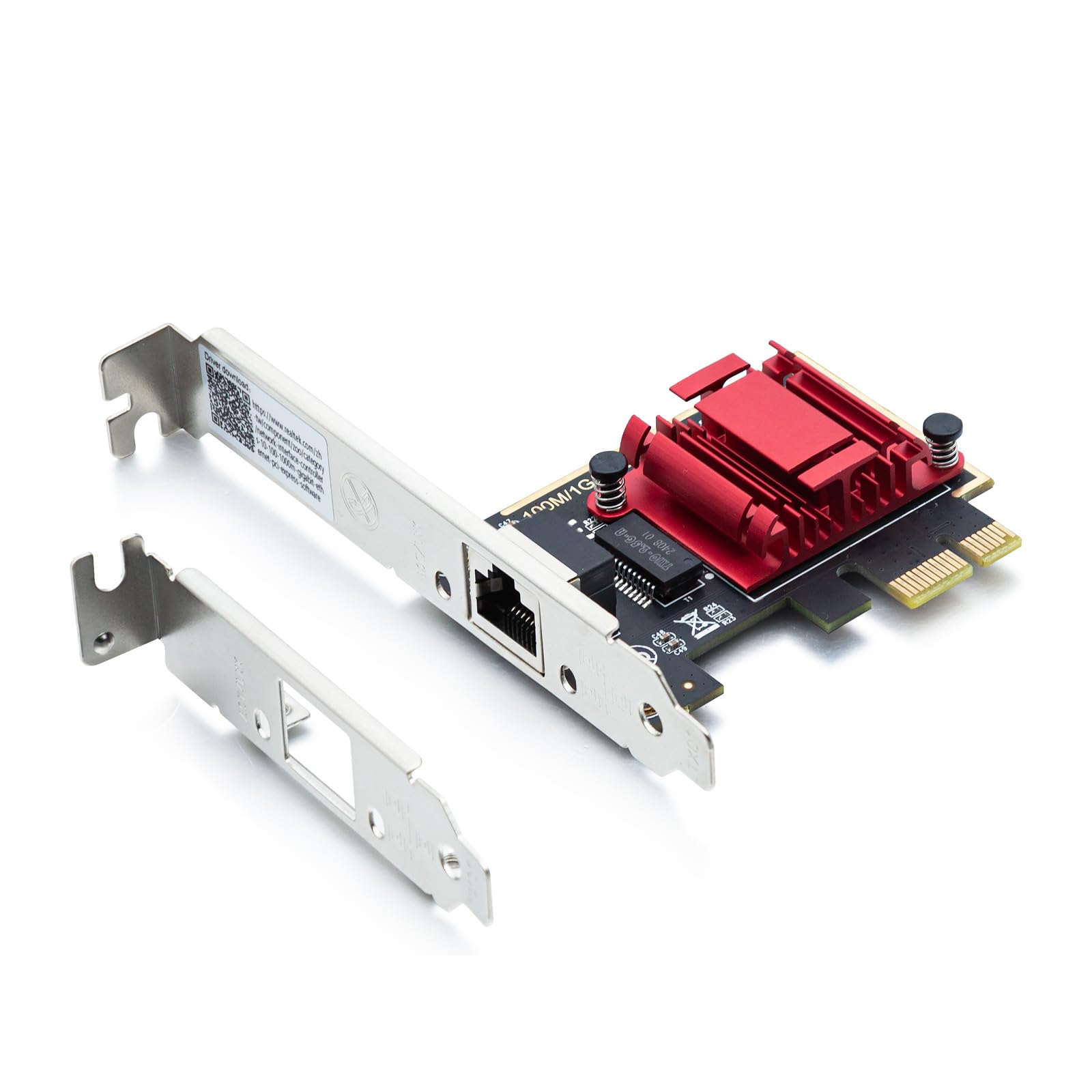 Photo 1 of 10Gtek 2.5G NIC PCIe Network Adapter 2500/1000/100Mbps PCIe Gigabit Ethernet Card, Single RJ-45 Port, with Realtek RTL8125 Controller, Support Windows Server/Ubuntu/Centos/Debian