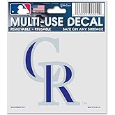 Wincraft MLB Colorado Rockies 84402010 Multi-Use Decal, 3" x 4"