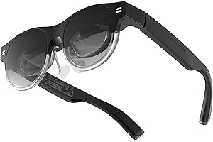 ASUS AirVision M1 Smart AR Glasses - 100" Micro-OLED Wearable Display, 1100 nits, Multi-Screen, Speakers, USB-C, Magnetic Shade, Designed for ROG Ally/Steam Deck/PC/iPhone 16/15/Android/Mac/Tablet