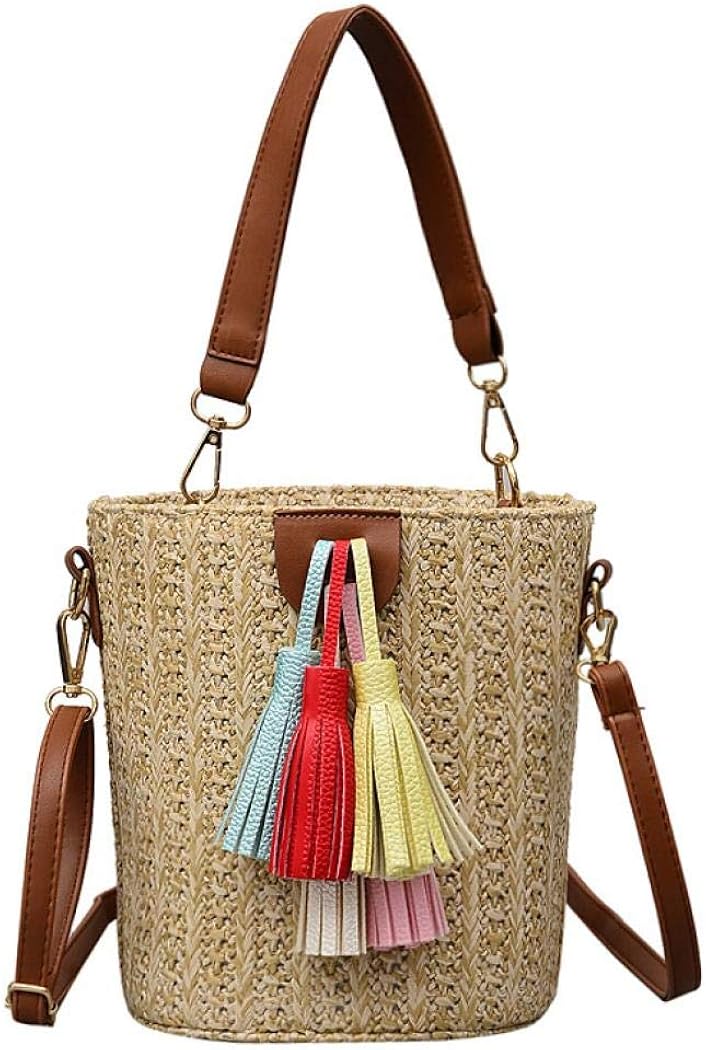 Straw Bags For Women,Summer Women' Handbag Straw Bag Beach Straw Bag