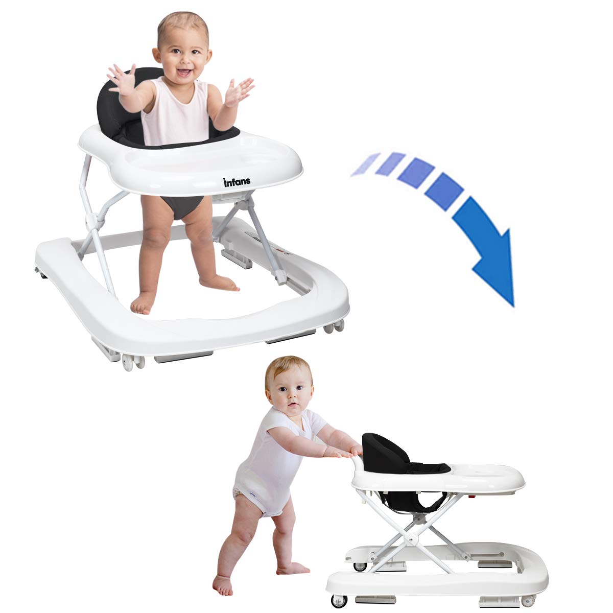 infans foldable baby walker