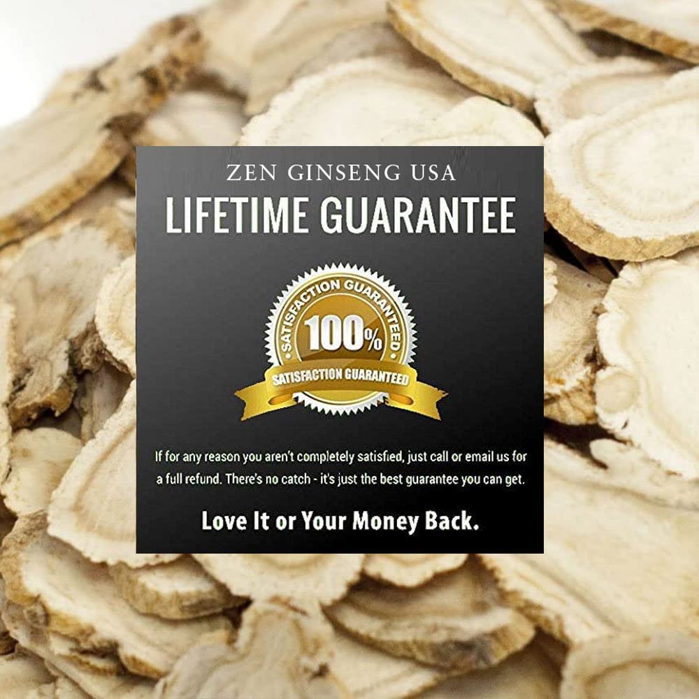 8 Boxes of American Wisconsin Ginseng Slice (4oz/Box) 32oz Total — Performance & Mental Health for Men & Women