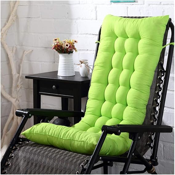 Coussin Dossier Haut 120x50cm Sliveal - Pour Chaise Longue, Jardin Et Fauteuil