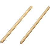 Goodtar 2 PCS Solid Bamboo Massage Stick Set for Body Shaping, Roller Stick, Guasha Sticks, Warm Therapy Tools for Muscle Relaxation