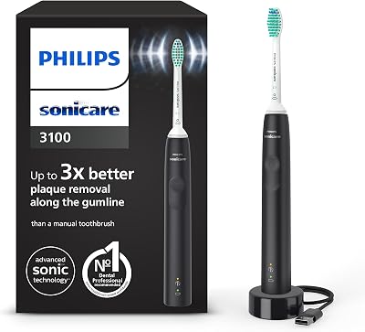 Philips Sonicare 3100 Series Electric Toothbrush Black HX3671/14