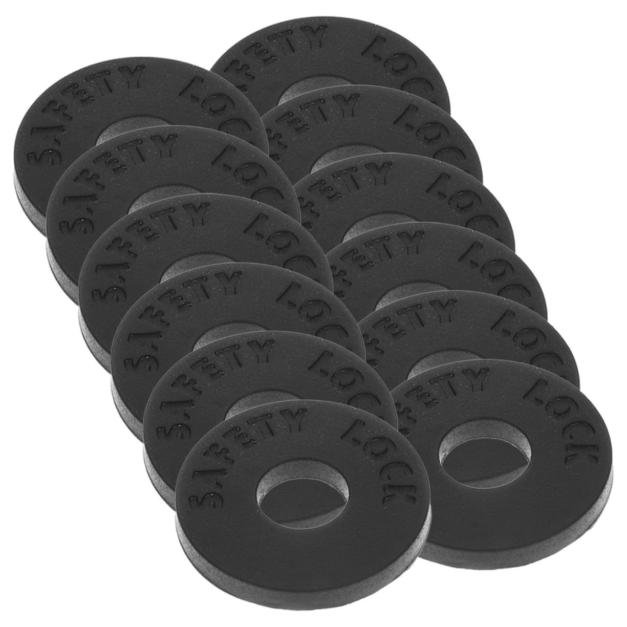 ULDIGI 12Pcs Silicone Guitar Strap Lock Pads for Electric and Bass Guitars Non-Slip Guitar Strap Gaskets Secure Safety Accessories