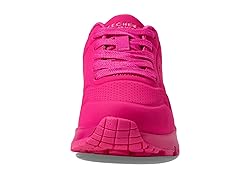 Skechers Girls Uno Gen1-Neon Glow Sneaker, Hot