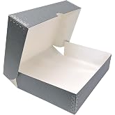 Lineco, 9x12 Clamshell Archival Folio Storage Box, 3" Deep | Acid-Free with Metal Edge Preservation Box, Preserves Picture, Magazines, Organize Photos, Documents, Artwork, DIY