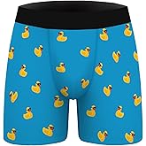 Aueyan Mens Teens Boy Underwear Funny Boxers Unique Boxer Briefs Short Leg