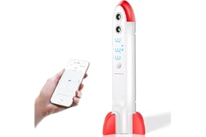 HTPOW Portable Ultrasound Body Height Stadiometer Height Measurement Growth Chart for Kids Household Precision Room Decor Children's Ultrasonic Height Measuring Stadiometer with Bluetooth