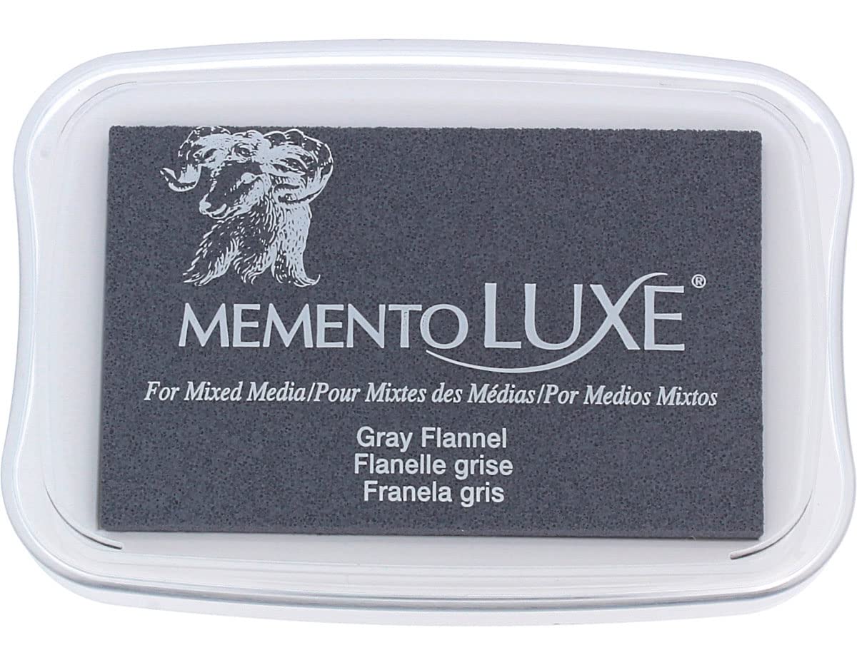 Tsukineko Memento Luxe Mixed Media Ink Pad - Grey Flannel