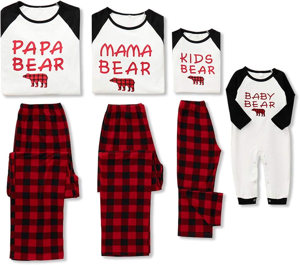 mama bear and baby bear pjs