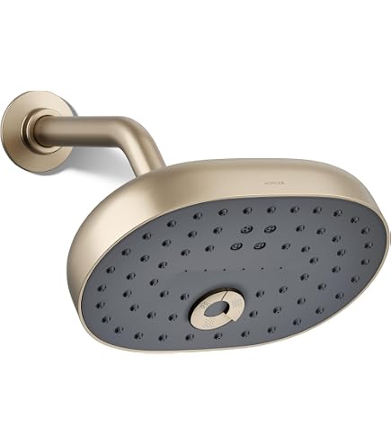 Kohler K-26318-BV Statement Shower Arm and Flange, Vibrant Brushed