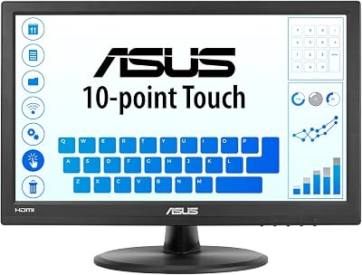 ASUS VT168HR 15.6" Touch Monitor 1366x768 10-Point HDMI Flicker Free Eye Care