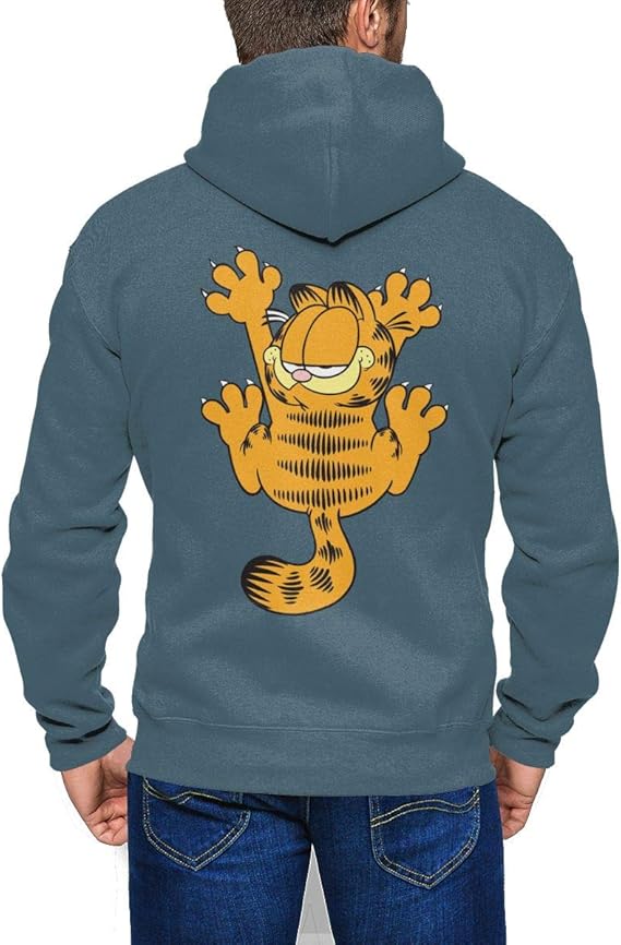 Amazon Co Jp メンズ ガーフィールド Garfield3 パーカー 長袖 3dプリント 創意デザイン 厚手服 コートファッション ヒップホップ 面白い フード付き スウェット春秋冬服 ファッション