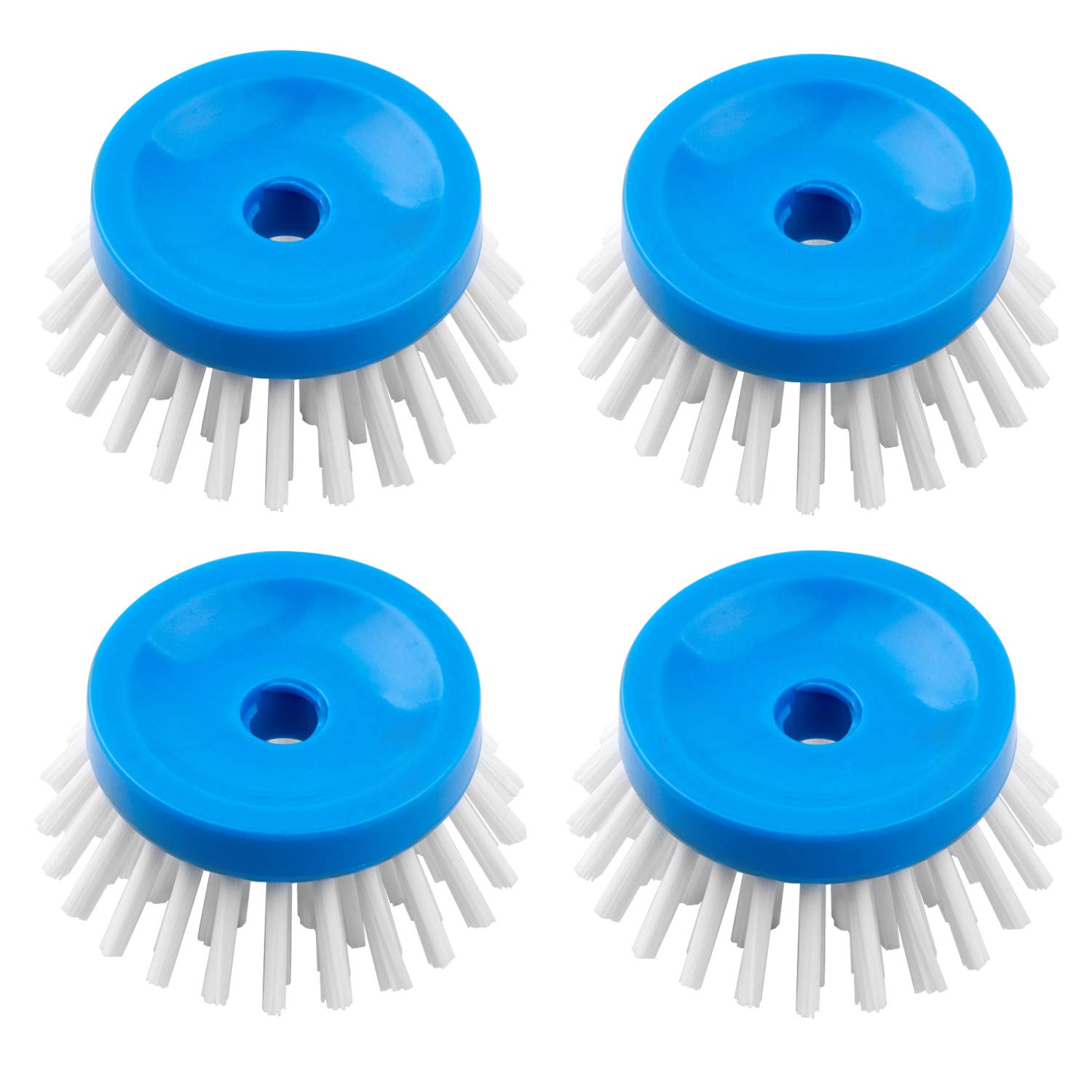 Photo 1 of MR.SIGA Soap Dispensing Palm Brush Refill, Pack of 4