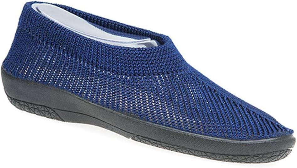 Pavers Stretch Fit Slipper 125 054 Navy Size 4 Amazon.co.uk Shoes
