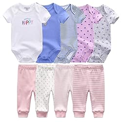 Baby Layette Set Baby Boys' 9-Piece Bodysuits Pants