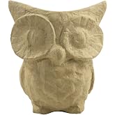 D&eacute;copatch - Ref AP148O - Small Owl - Papier Mach&eacute; Object to Decorate - 8 x 8.5 x 10cm - Decorate with D&eacute;copatch Papers &amp; PaperPatch Glue, Glitter, Paints