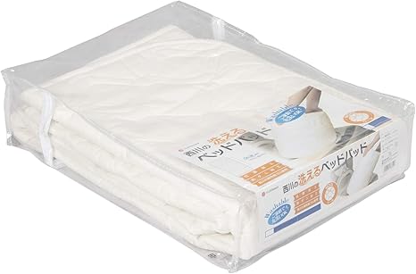 Amazon Co Jp 東京 西川 ベッドパッド クイーン 洗える 敷きパッド ウール 吸湿 放湿 冬あたたか 夏サラサラ 無地 ホワイト Cmw ホーム キッチン
