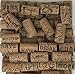 Crafting Wine Corks, All Natural & Same Size With Printed Marked, Craft Grade Meant for Arts, Crafts, Decor. No Agglomerated or Synthetic. Not For Bottling. (250)