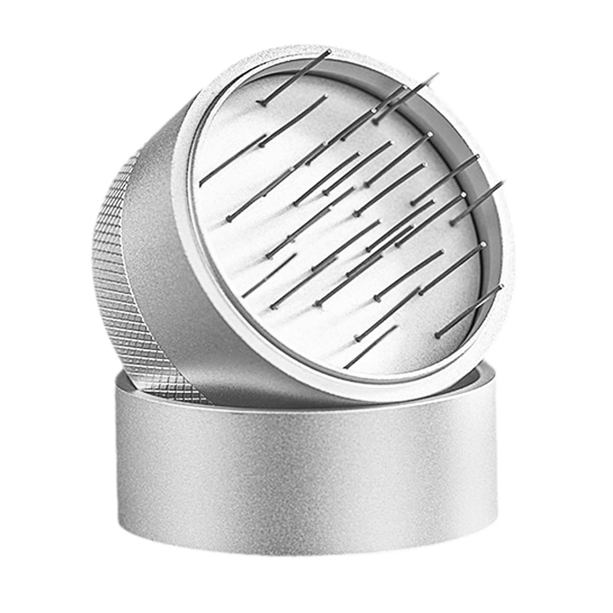 ZONADAH Espresso Coffee Stirrer 58mm Coffee Needle Distributor with Base Professional Coffee Tool Stainless Steel Hand Coffee Stirrer for Home Kitchen Resterant Bar