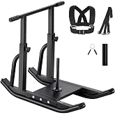 VEVOR Weight Sled,Workout Sled for Push-Pull Running &amp; Strength Training | Compatible 1/2 in Weight Plates,Steel Power Training Sled for Athletic Exercise and Speed Improvement