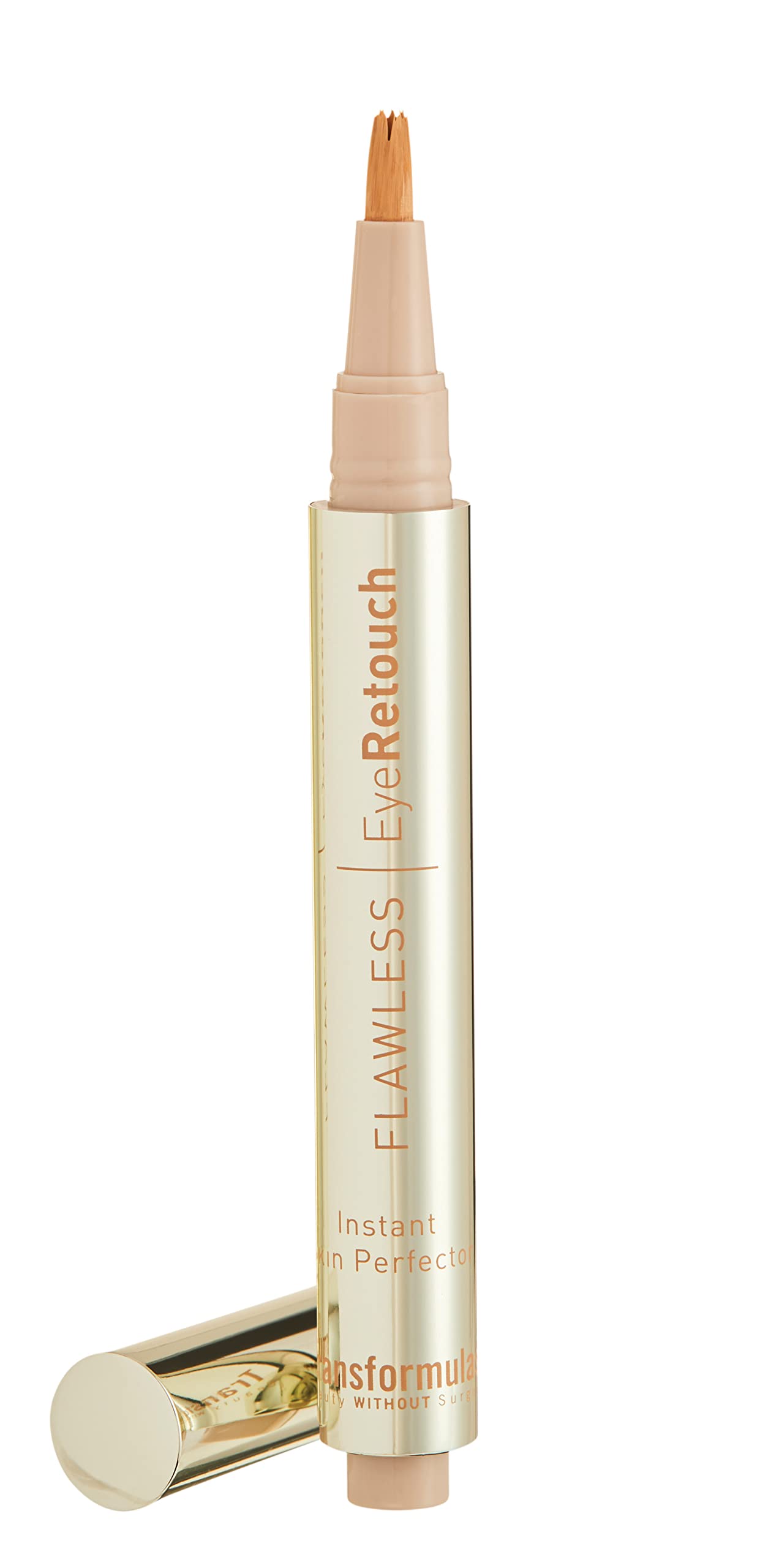 Transformulas FlawLess Eye Retouch Serum and Concealer, Skincare and Makeup Hybrid Serum Concealer with Lightreflecting Pigments to Brighten Undereyes and Add Coverage 3ml