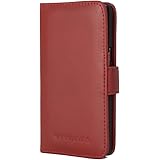Samsung Galaxy A5 (2015 Model) Premium Leather Wallet Flip Case Cover with Credit Card / Note Slots for Samsung Galaxy A5 (2015 Model) (Burgundy)