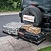 Towever 3'x4' Bungee Cargo Net Long Stretches to 6'x8' 8cm x 8cm Mesh Net Small Large Cargo Loads Tighter for Rooftop Cargo Carrier