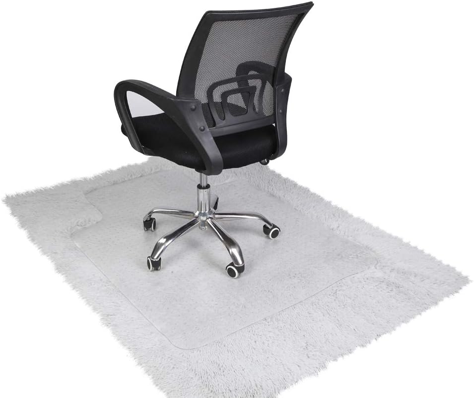 Goten PVC Protective Mat for Carpet Floor,Transparent Chair Mat with Lip,Home and Office Chair Pads,Size 36"x48": Furniture & Decor