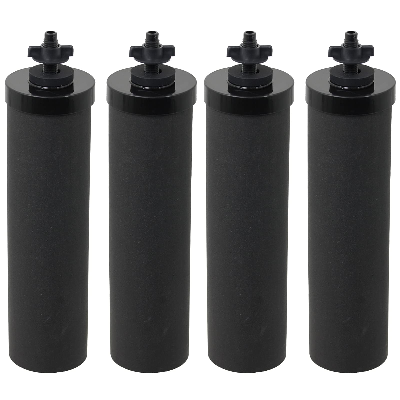 SPARES2GO Water Filter Element Compatible with Berkey Gravity Fed Purification Systems BB9 (Pack of 4 Cartridge Filters)