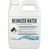 Deionized Water (DI Water) - 32 oz Bottle | Ultra-Pure, Laboratory-Grade Water for Cleaning, Scientific, and Industrial Applications
