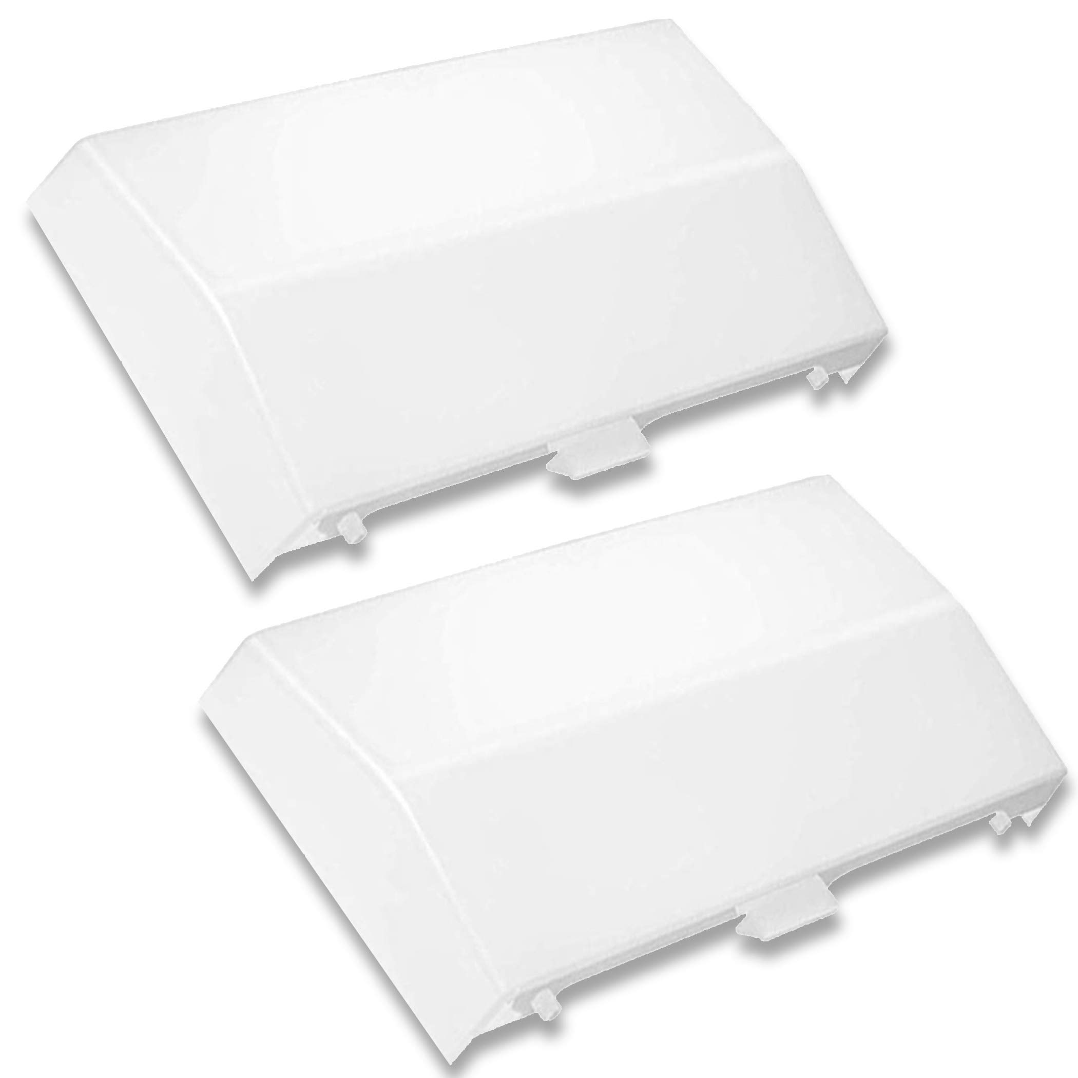 Photo 1 of (2-Pack) 89108000 The Exact Replacement | Compatible with Nutone Bathroom Vent Fan Light Lens Cover 763RLN
