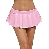 Enyprok Women's Pleated Skirts for Women Y2k Micro Skirt Short Skirts